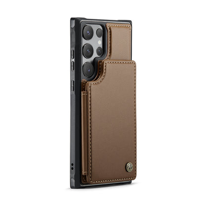 CaseMe Cardholder RFID Phone Case Brown